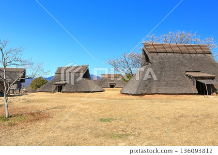 [Saga Prefecture] Yoshinogari Historical Park under clear skies (Mura in the south) 136093812