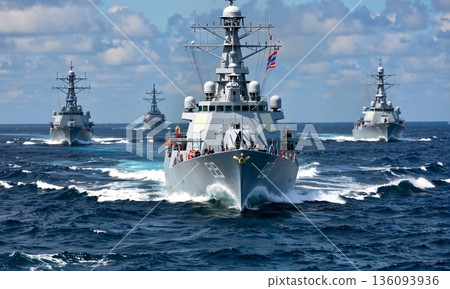 Border Security Fleet on the Seas 136093936