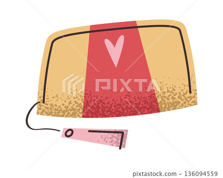 Makeup cosmetic bag sticker design Makeup cosmetic bag sticker design 136094559