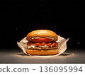 Delicious hamburger 136095994