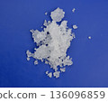 Zinc nitrate on the beige background 136096859