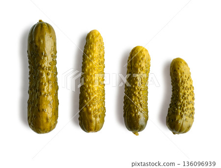 Whole pickles (pickled cucumbers) 136096939