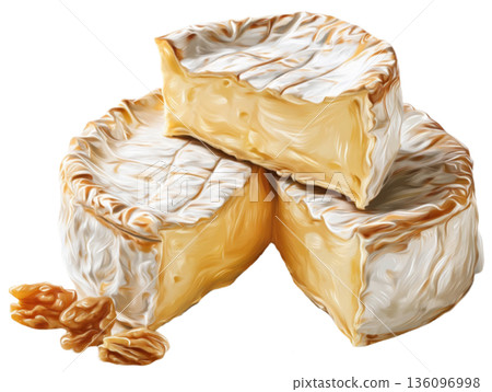 Camembert Cheese 136096998
