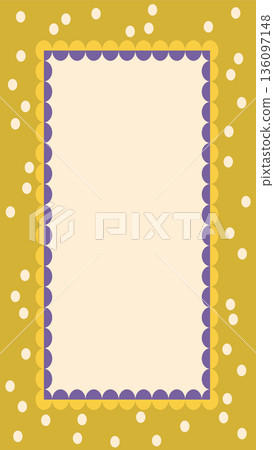 Frame with doodle borders for text in the style of hand drawn. Frame for text or banner for text. Vector illustration 136097148