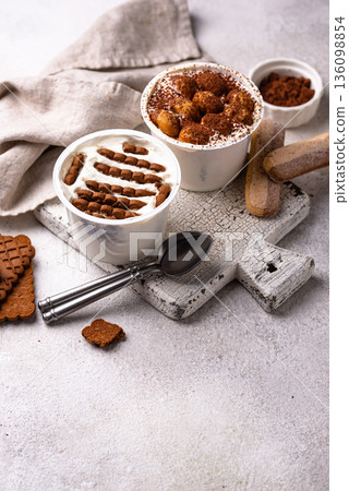 Trendy viral Japanese yogurt cheesecake 136098854