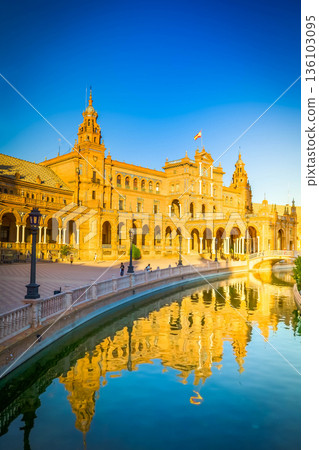 Plaza de España, Seville, Spain 136103095
