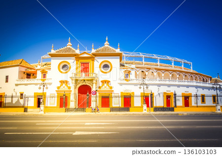 The bull arena of Seville, Spain 136103103