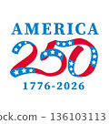 America 250 Years Anniversary 1776 2026 Logo Retro 136103113