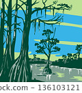 The Apalachicola National Forest in Florida WPA Poster Art 136103121