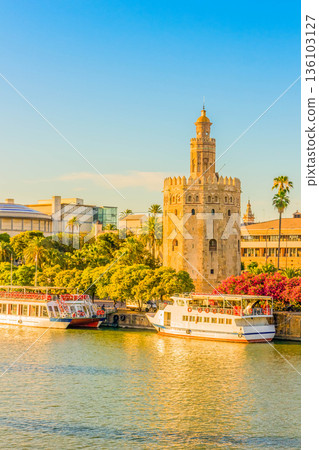 cityscape of Sevilla, Spain 136103127