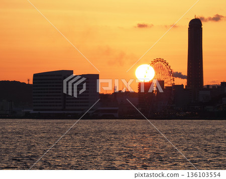 Kanmon Strait of dusk Kanmon Strait of dusk 136103554