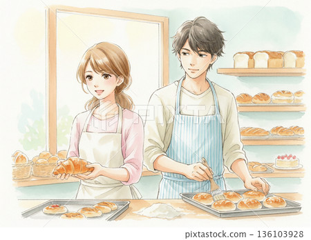 麵包店店員 136103928