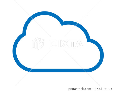 雲圖示（雲形標記） 136104093
