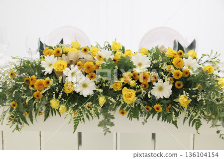 Image of flower coordination table coordination 136104154