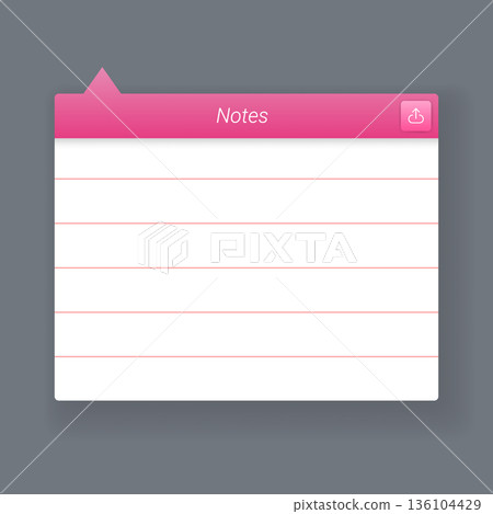 Notes App User Interface Design With Clean Minimal Layout Notes App User Interface Design With Clean Minimal Layout 136104429