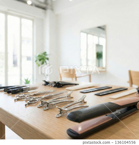 美容院形象設備與工具 136104556