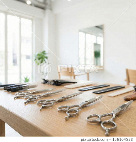 美容院形象設備與工具 136104558