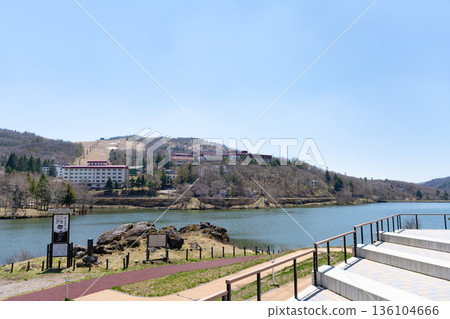 Lake Shirakaba, Chino City, Nagano Prefecture Lake Shirakaba, Chino City, Nagano Prefecture 136104666