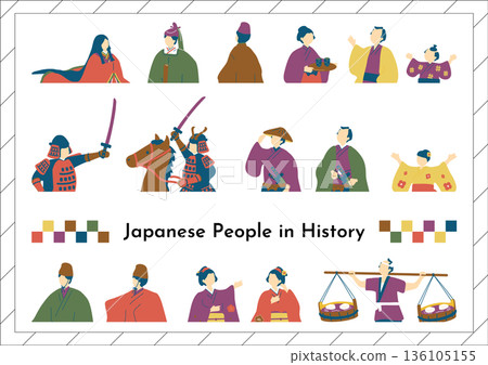 Japanese historical figures 136105155