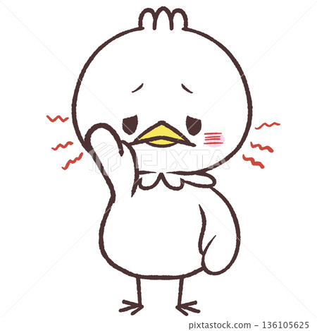 一隻具有煽動性的白鳥的插圖 一隻具有煽動性的白鳥的插圖 136105625