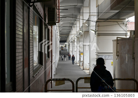 [Suginami Ward, Tokyo] Underpass walkway leading from Koenji Station to Asagaya 136105803