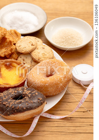 High-sugar donuts pose health risks 136106049