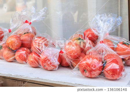 日本鄉村風景 | 路邊的無人番茄攤 136106148