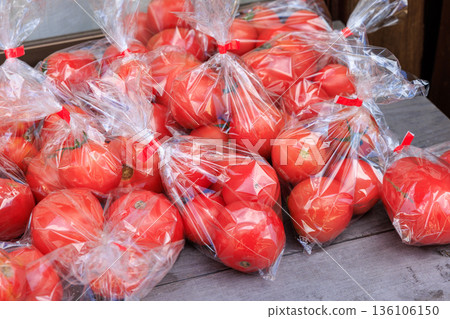 日本鄉村風景 | 路邊的無人番茄攤 136106150