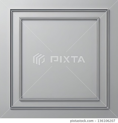 簡潔的雙淺灰色相框，方便佈局 136106207