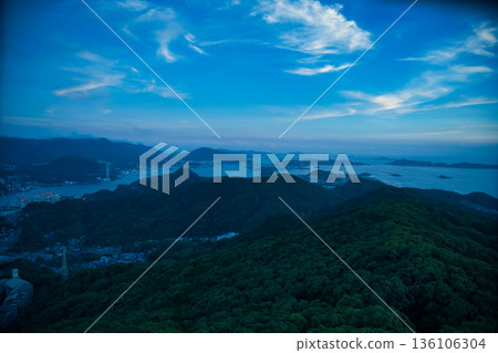 Sunset view from Mount Inasa Nagasaki 136106304