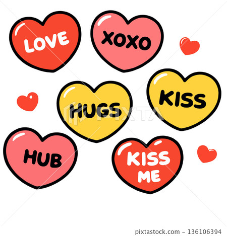 Love xoxo hugs kiss hub kiss me heart cute romantic sweet 136106394