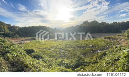 Mountain village scenery (Kanazawa City, Ishikawa Prefecture) Mountain village scenery (Kanazawa City, Ishikawa Prefecture) 136106552