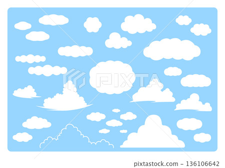 豐滿的雲朵插圖集 豐滿的雲朵插圖集 136106642