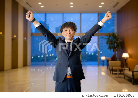 Businessman finished work Businessman finished work 136106863