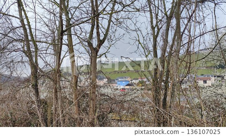 Wormeldange, Luxembourg - March 19 2023: Surrounding View of Wormeldange Wormeldange, Luxembourg - March 19 2023: Surrounding View of Wormeldange 136107025