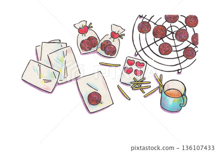Valentine's Day Preparation Illustration 136107433
