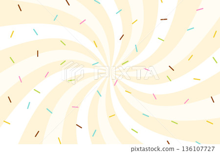 Fresh cream and chocolate spray background, sweets, colored spray Fresh cream and chocolate spray background, sweets, colored spray 136107727