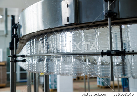 The plastic bottle blowing machine. PET preforms for blowing of plastic bottles The plastic bottle blowing machine. PET preforms for blowing of plastic bottles 136108149