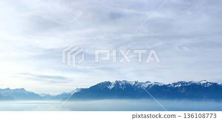 Interlaken, Switzerland - March 17 2023: Surrounding View of Mountanious Interlaken Interlaken, Switzerland - March 17 2023: Surrounding View of Mountanious Interlaken 136108773