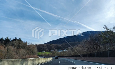 Interlaken,  Switzerland - March 17 2023: Surrounding View of Mountanious Interlaken  136108784
