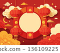 chinese new year, lunar new year, lantern 136109225