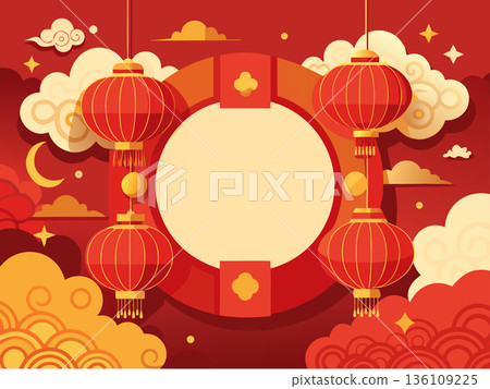 chinese new year, lunar new year, lantern 136109225