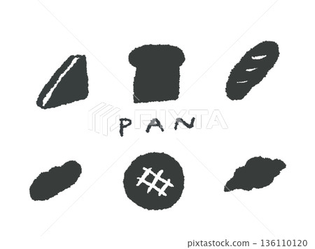 手繪插圖和圖案，在設計時可輕鬆用作圖示和符號標記。 136110120