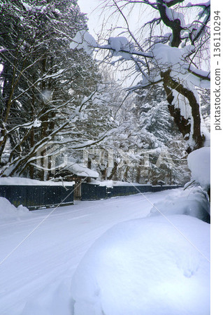 Kakunodate, Samurai Residence Street, Ishiguro Family Residence in Winter (Semboku City, Akita Prefecture) 136110294