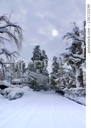 角館,武士宅邸街,石黑家宅邸的冬季(秋田縣仙北市) 角館,武士宅邸街,石黑家宅邸的冬季(秋田縣仙北市) 136110296