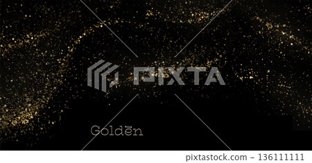 An elegant background with an abstract, isolated wavy pattern on a black background An elegant background with an abstract, isolated wavy pattern on a black background 136111111