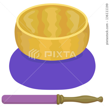 Simple Orin illustration vector material 136111199