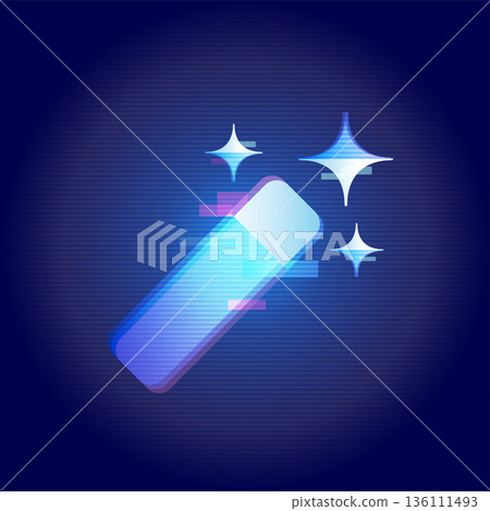 Generative AI Creation Tool Glitch Technology Background Generative AI Creation Tool Glitch Technology Background 136111493