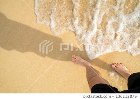 海灘 沙灘 夏天 136112879