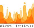 orange abstract background 136112944